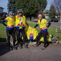Jim, Eugene, Fabio - Cycle East Canada