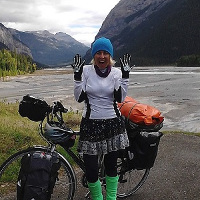 Lorraine Lambert - Cycling Canada in a Skirt